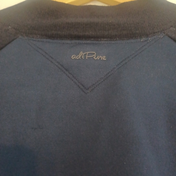 AdiPure Adidas Jacket Mens XL Blue Full Zip Wool Blend Premium Golf - Picture 7 of 15